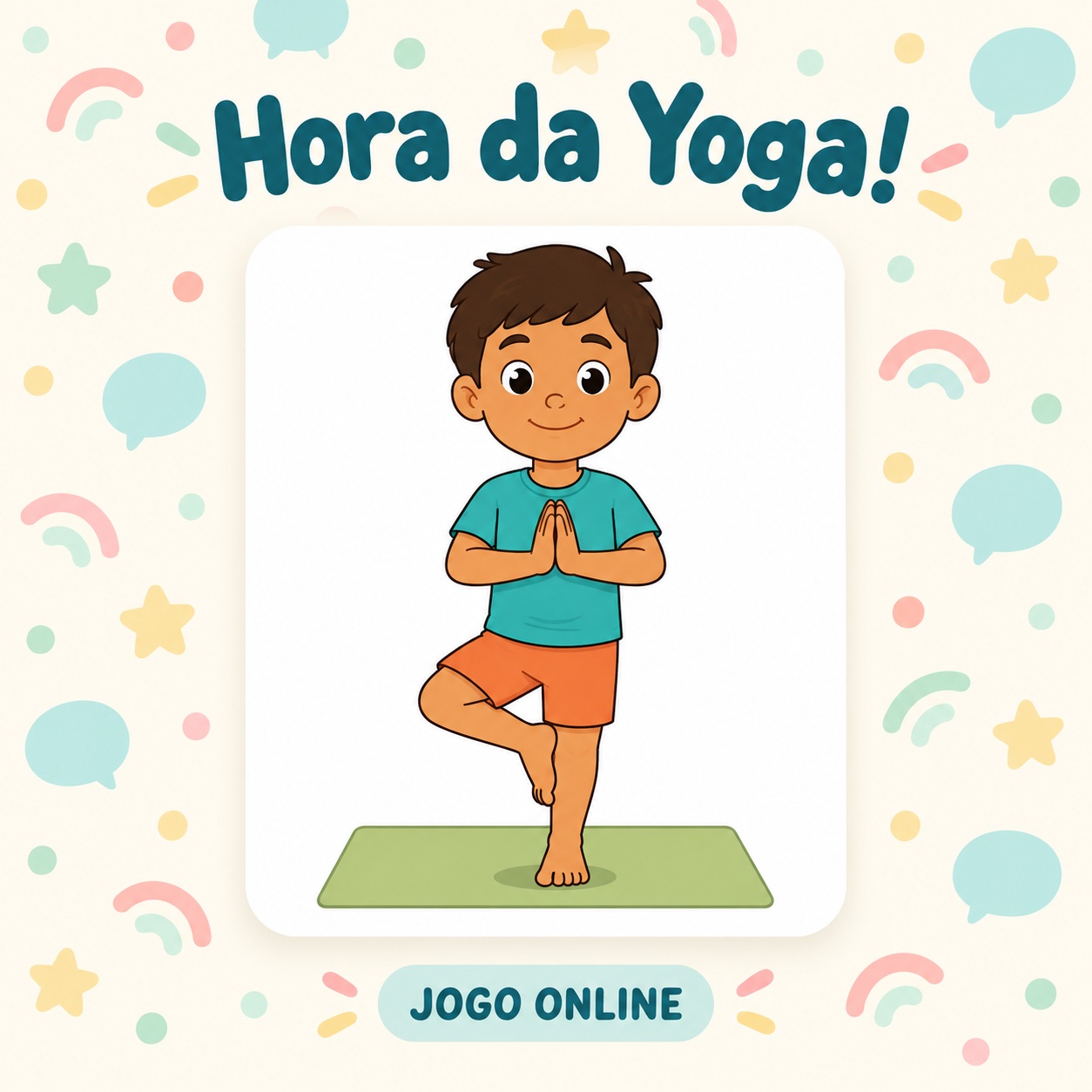 Capa de Hora da Yoga!