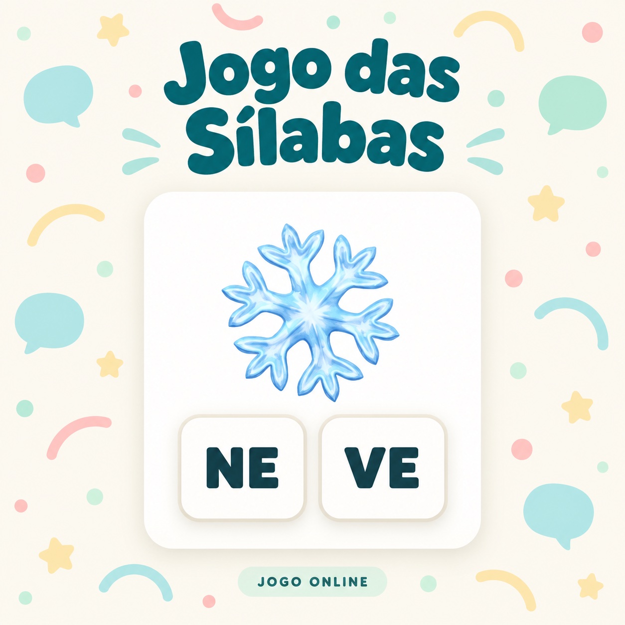 Capa de Jogo das Sílabas