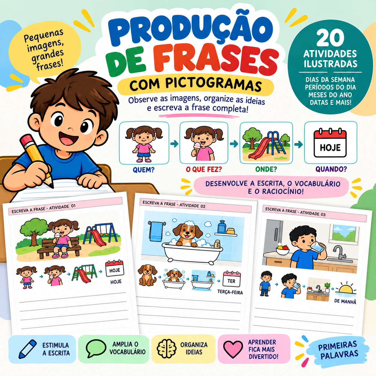 Capa de Produção de Frases com Pictogramas